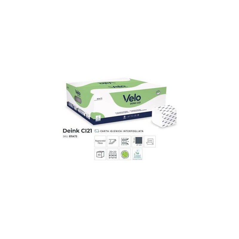 IGIENICA INTERFOGLIATA DEINK CI21 8400pz VELO