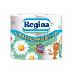 CARTA IGIENICA REGINA 4 ROTOLI CAMOMILLA