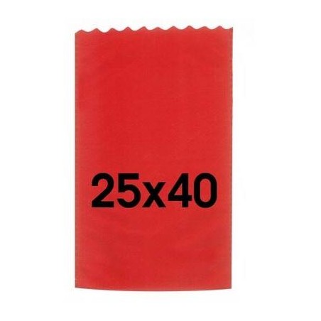 BUSTA REGALO TNT 25x40 12-ROSSO