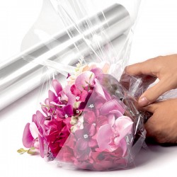 CELLOPHANE TRASPARENTE BOBINA 30my H.100x120mt PER ALIMENTI