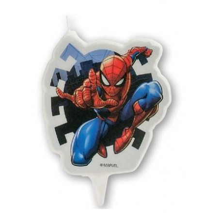 CANDELA SPIDERMAN VELA 8cm