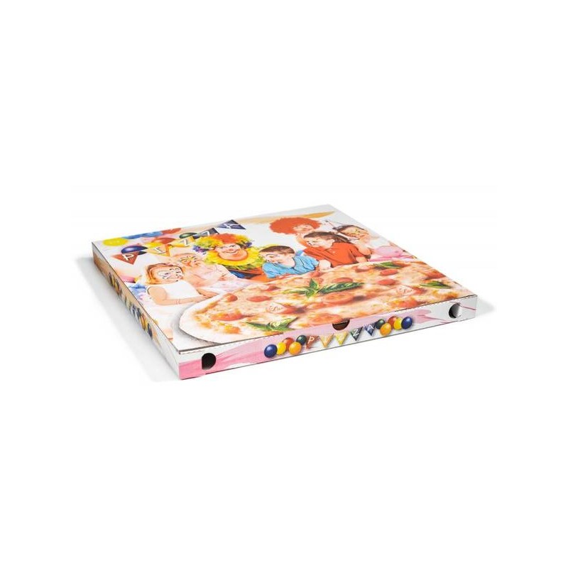 SCATOLE PIZZA 40 x 40 H3 k.v.b. COLORIAMO MOD. PESANTE 222 100pz