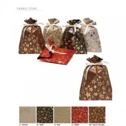 BUSTE REGALO P.P.L. 16X25cm FABRIC STAR ASS.TO 100PZ