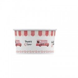 COPPETTA GELATO CARTA HAPPY VAN 120cc 250pz