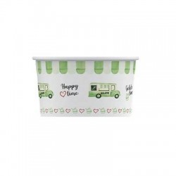 COPPETTA GELATO CARTA HAPPY VAN 100cc 250pz
