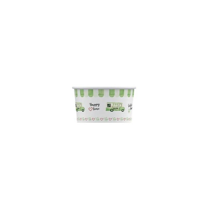 COPPETTA GELATO CARTA HAPPY VAN 100cc 250pz