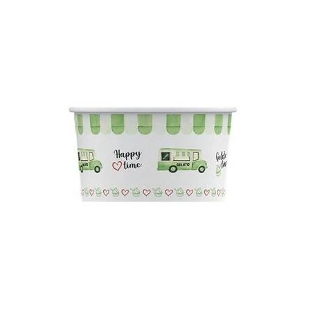 COPPETTA GELATO CARTA HAPPY VAN 100cc 250pz