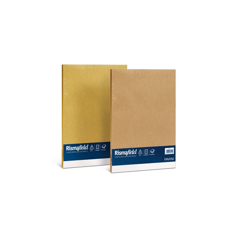 CARTA A4 RISMAFIELD 90gr RISMA 100fg GIALLO