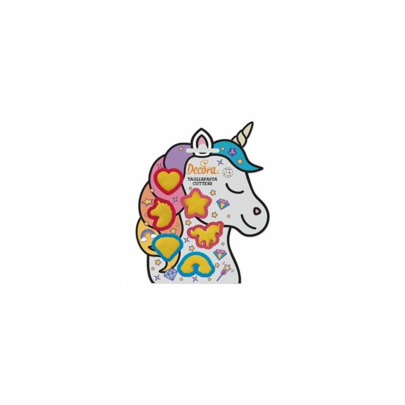 TAGLIAPASTA MINI UNICORNO SET 6pz