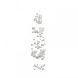 GHIRLANDA POLYESTER SNOW FLAKE 135cm