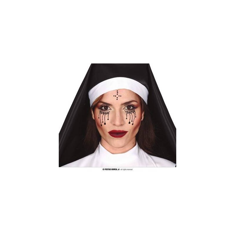 GIOIELLI ADESIVI DA VISO MONACA