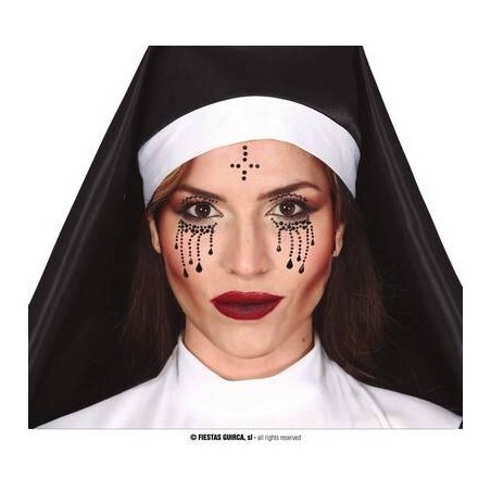 GIOIELLI ADESIVI DA VISO MONACA