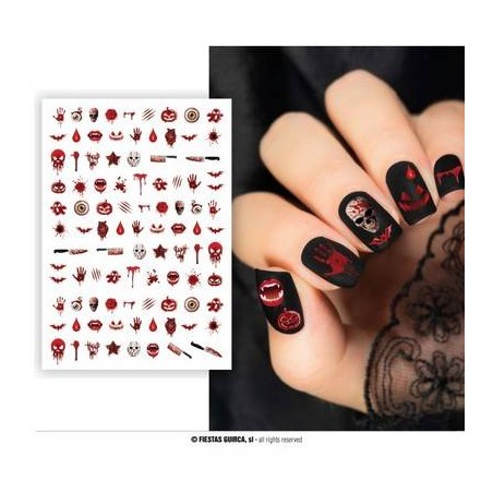 STICKER PER UNGHIE HALLOWEEN SANGUE