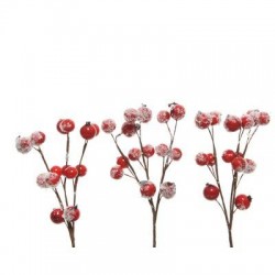 PICKS BACCHE ROSSE INNEVATE H.15cm