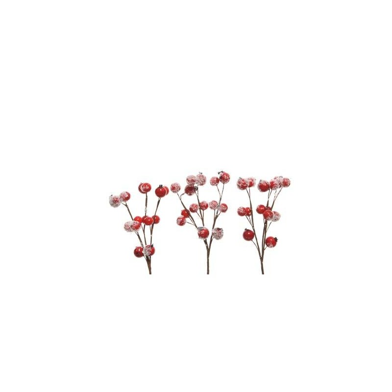 PICKS BACCHE ROSSE INNEVATE H.15cm