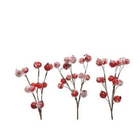 PICKS BACCHE ROSSE INNEVATE H.15cm