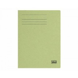 CARTELLINA MANILLA 3 LEMBI 200gr 5pz VERDINO SCATTO
