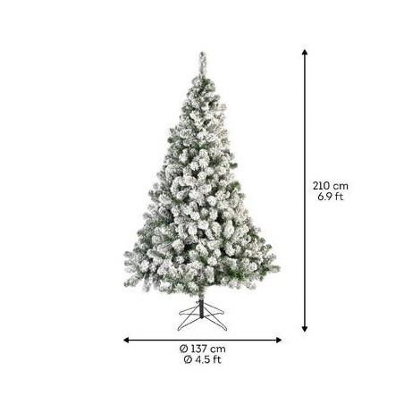ALBERO PINO IMPERIAL INNEVATO ø137 H210cm