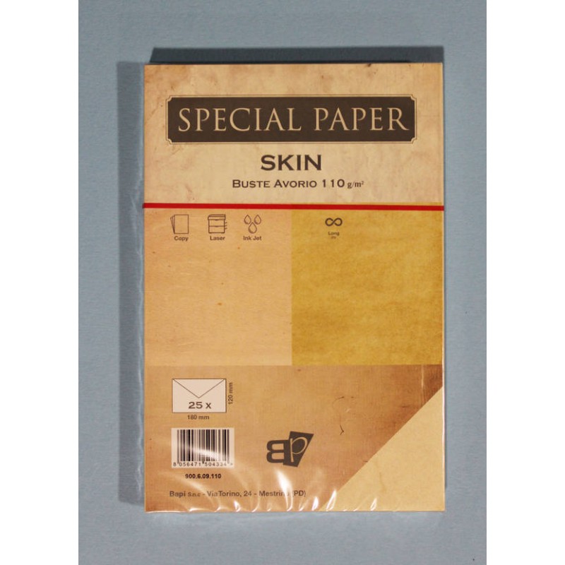 BUSTE 12x18 SKIN AVORIO gr.110 25pz