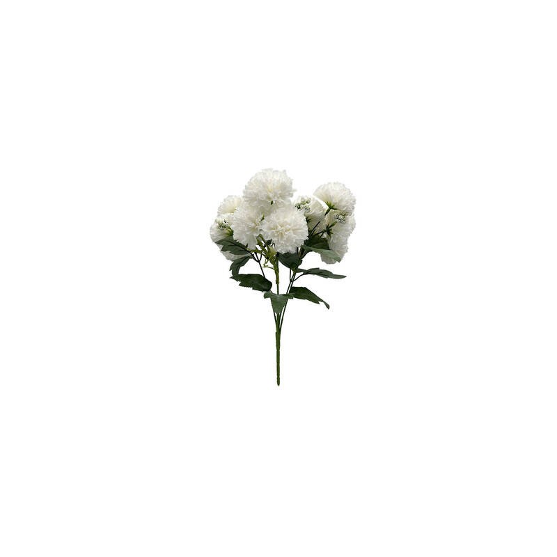 BOUQUET GAROFANO 34cm BIANCO