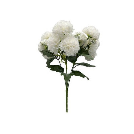 BOUQUET GAROFANO 34cm BIANCO