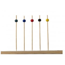 SPIEDI IN BAMBOO C/SFERA 15cm 100pz