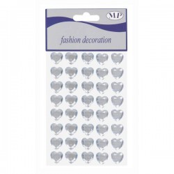 CUORE GEM adesivo 16mm 40pz