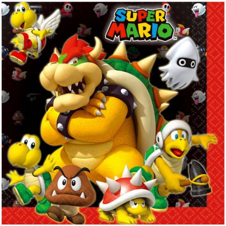 TOVAGLIOLI 33x33 SUPER MARIO BROS 20pz