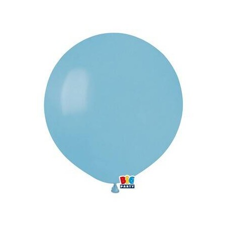 PALLONCINI LATTICE 19 48cm CELESTE 25pz