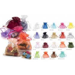 SACCHETTI ORGANZA 8,5x10cm 20pz 01-BIANCO