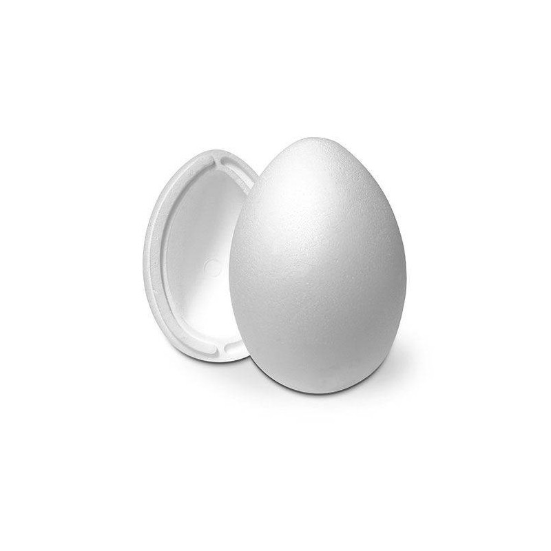 UOVO POLISTIROLO APRIBILE 28x20cm 2 PARTI