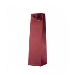 SHOPPER CARTA KRAFT PORTA 2 BOTTIGLIE 17,5+9x39cm BORDEAUX