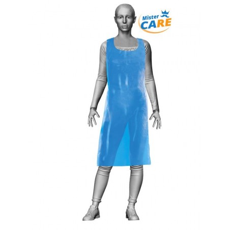 Mr.Care - GREMBIULE APRON 70x120cm LDPE 20my BLU 100pz