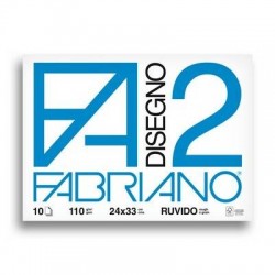 ALBUM FABRIANO F2 24x33cm 10fg 110gr RUVIDO