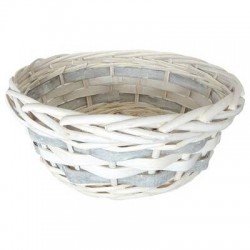 CESTO ROTONDO ø24x9cm BIANCO CEN02680