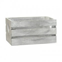 CASSETTA LEGNO GRIGIO CASL2456 21x13x11cm