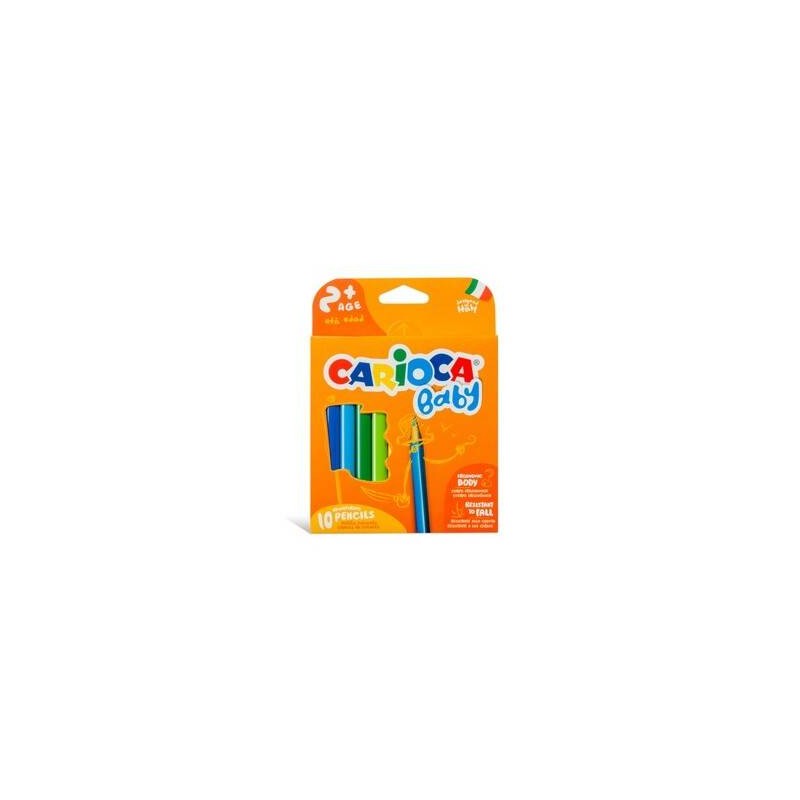 PASTELLI CARIOCA BABY +2 PENCIL 10pz