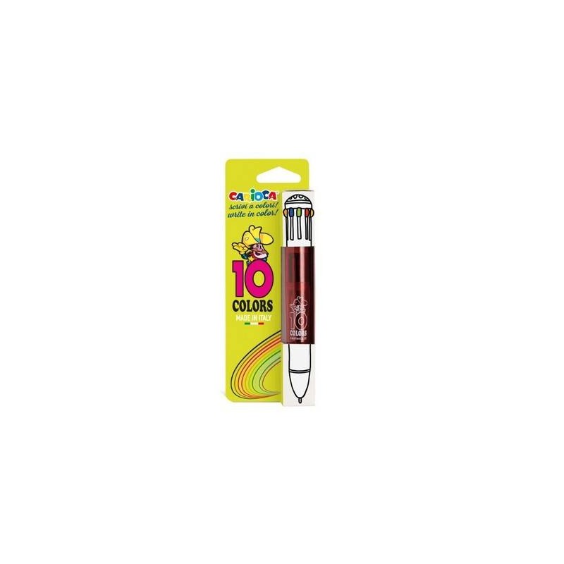 PENNA CARIOCA 10 COLORI FLUO