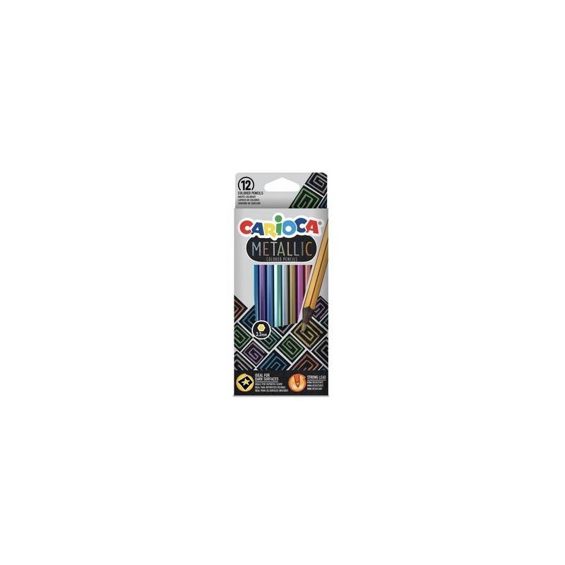 CARIOCA METALLIC MATITE COLORATE 12pz