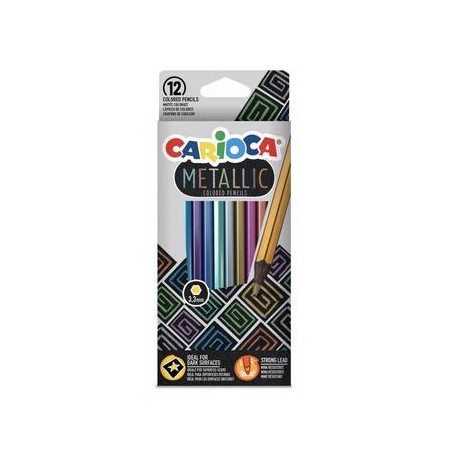 CARIOCA METALLIC MATITE COLORATE 12pz