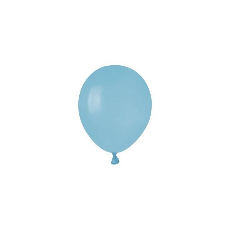 PALLONCINI COLOR 5 12cm CELESTE BABY 100pz