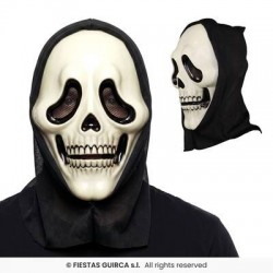 MASCHERA TESCHIO KILLER CON CAPPUCCIO