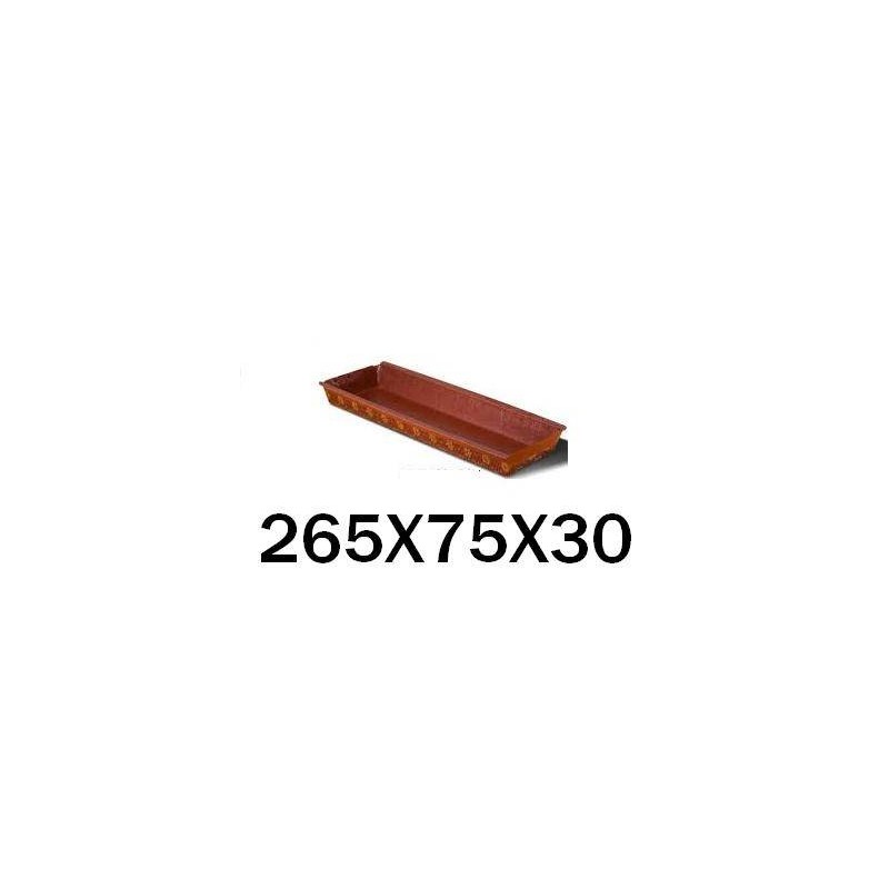 FORMA COTTURA PLUMCAKE BROWN 265x75x30mm 3 PEZZI