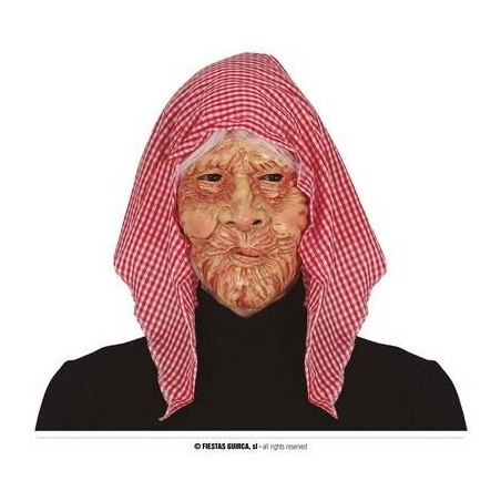 MASCHERA VECCHIA CON CAPPUCCIO PVC