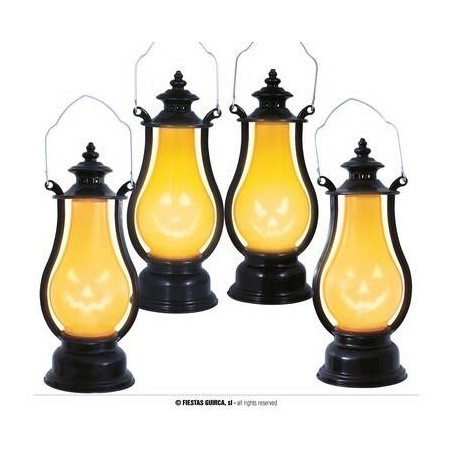 LANTERNA CON LUCE 16cm ZUCCA