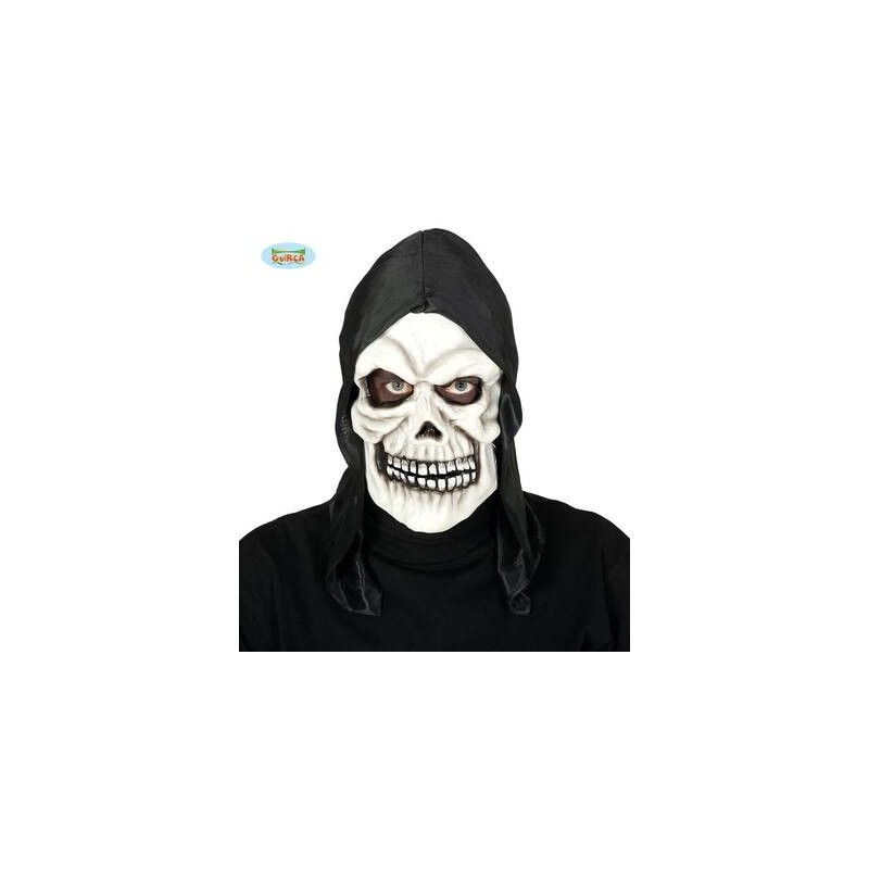 MASCHERA TESCHIO CON CAPPUCCIO PVC