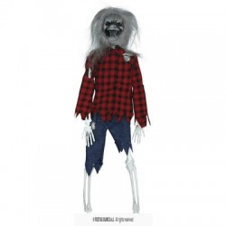 TESCHIO UOMO LUPO DA APPENDERE