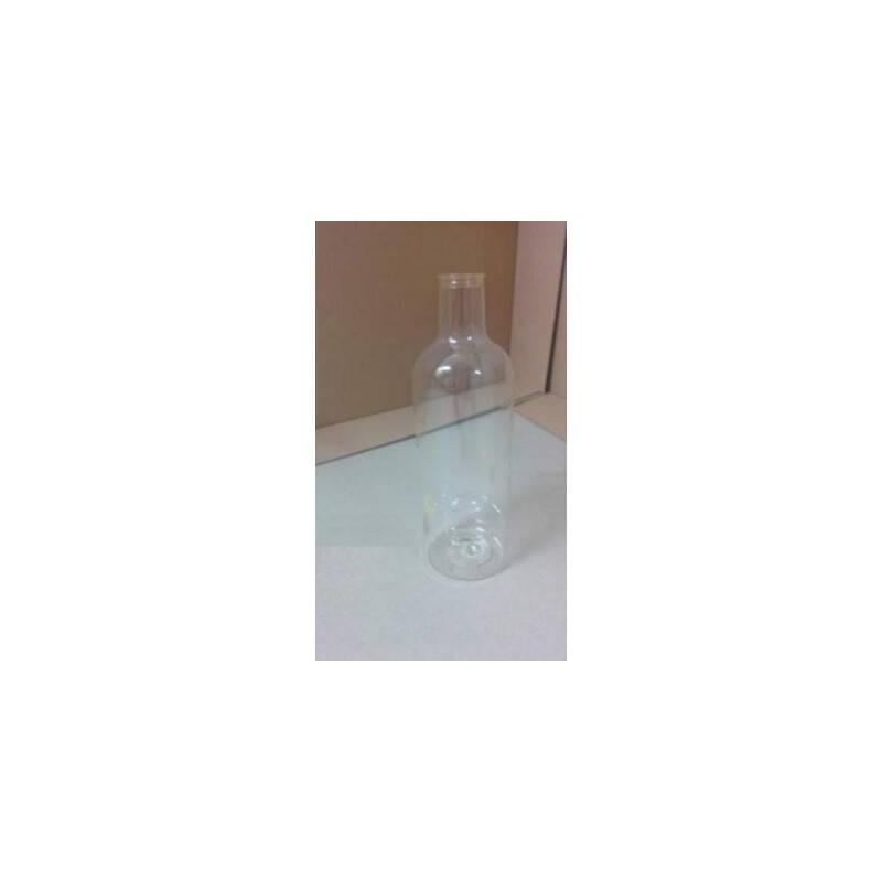 BOTTIGLIA PET 1lt TRASPARENTE SENZA TAPPO ø36