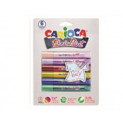 FABRIC PAINTS TESSUTI CARIOCA PEARL 6pz