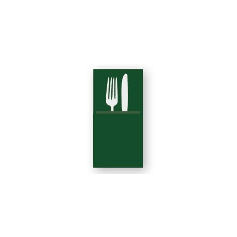 TOVAGLIOLI 40x40cm QUICK POCKET AIRLAID VERDE FORESTA 50pz FATO